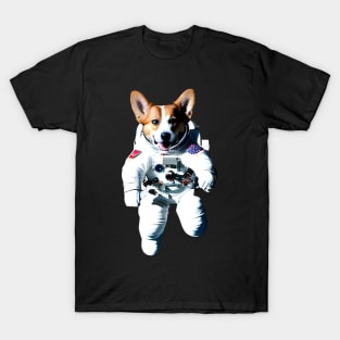 Funny Corgi Astronaut T-Shirt